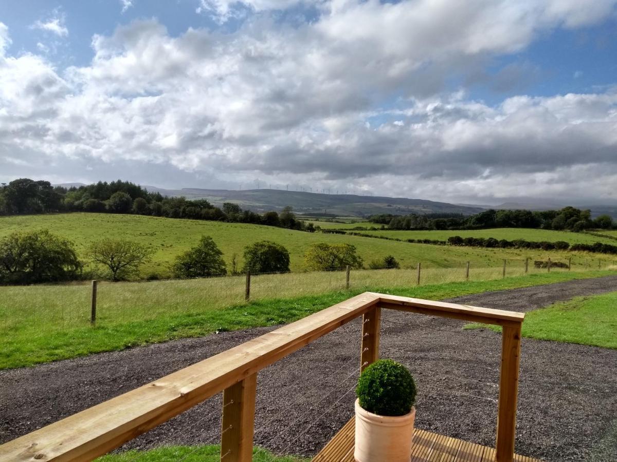 Cleeves Cabins Ailsa Luxury Lodge With Hot Tub Dalry (North Ayrshire) Exterior foto